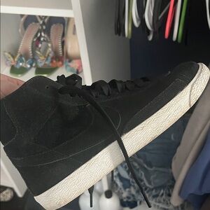 Nike Women's Black Suede High-Tops